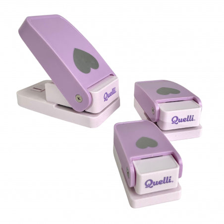 SET PERFORADORAS CORAZONES 3 PZAS QUELL