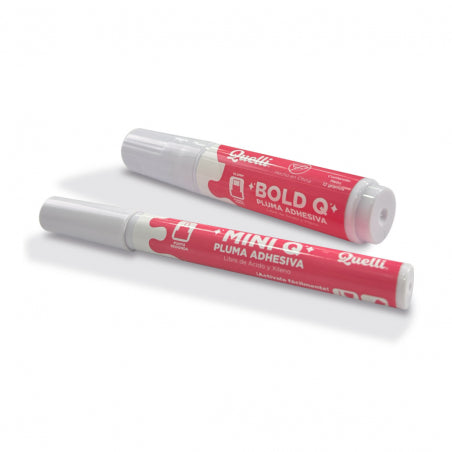 PAQUETE DE 2 PLUMAS ADHESIVAS 1MM Y 10MM DUO GLOW QUELLI