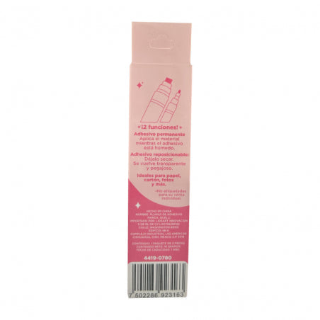 PAQUETE DE 2 PLUMAS ADHESIVAS 1MM Y 10MM DUO GLOW QUELLI