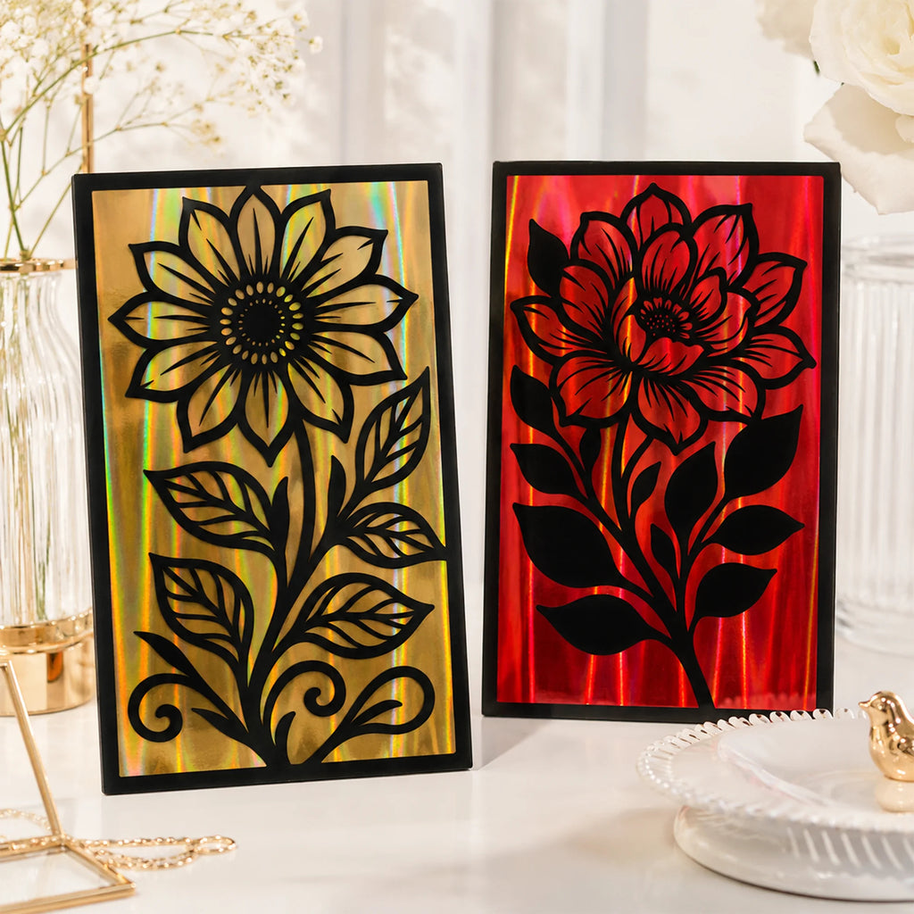 Cartulinas Holograficas 12x12" Quelli Paq 36pzs