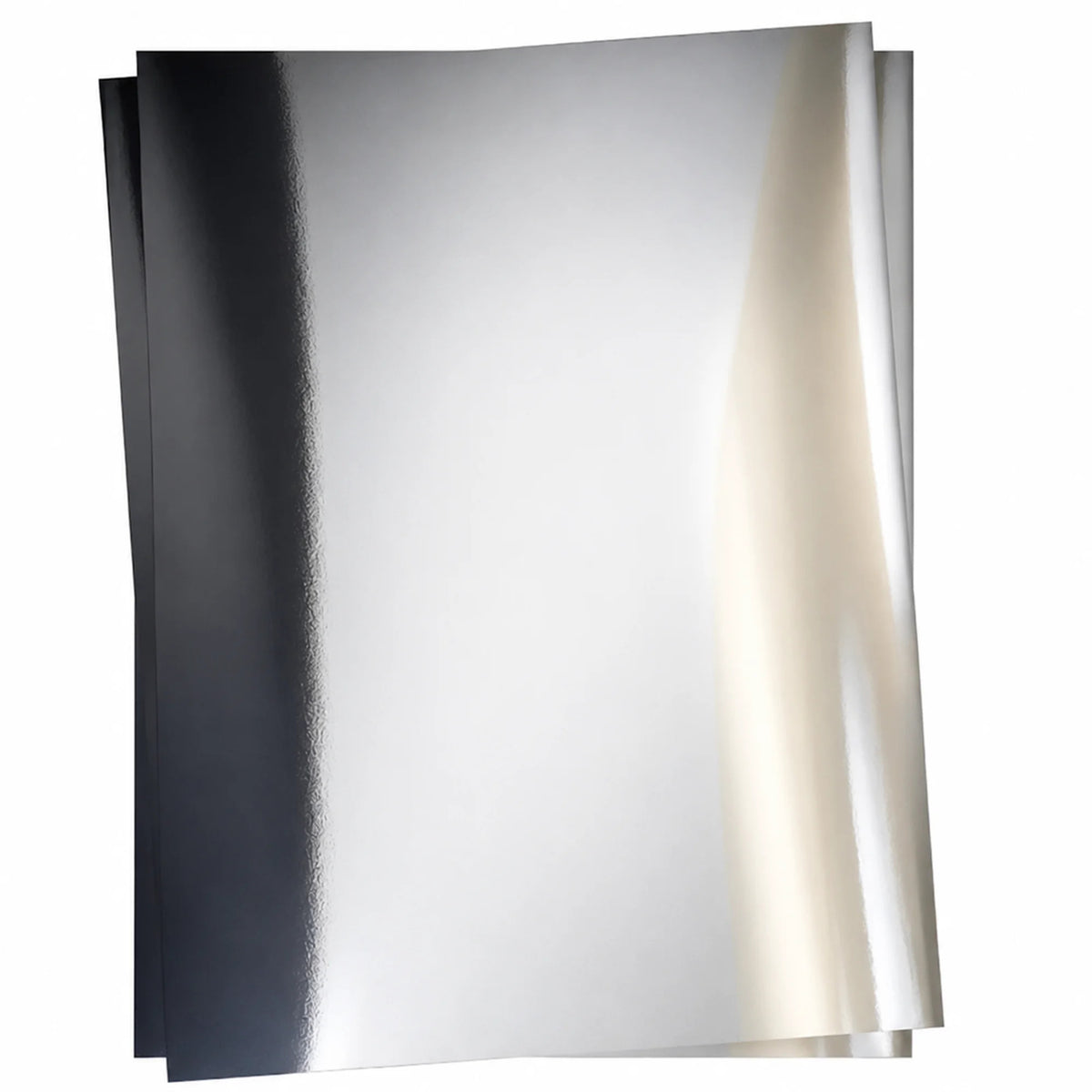 Paquete cartulina metálica plata liso 230 gr 21x29.7 cm C/10 hojas