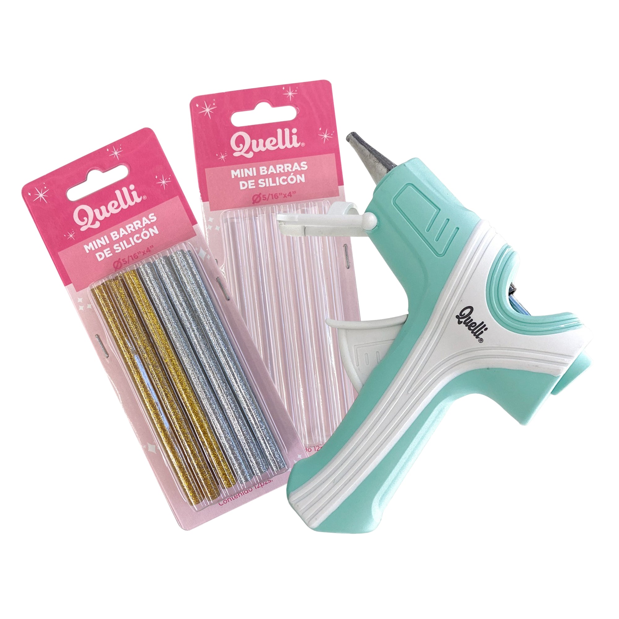 PAQUETE PISTOLA DE SILICN BÁSICO