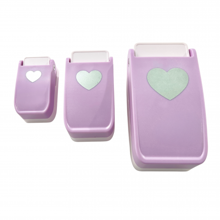 SET PERFORADORAS CORAZONES 3 PZAS QUELL