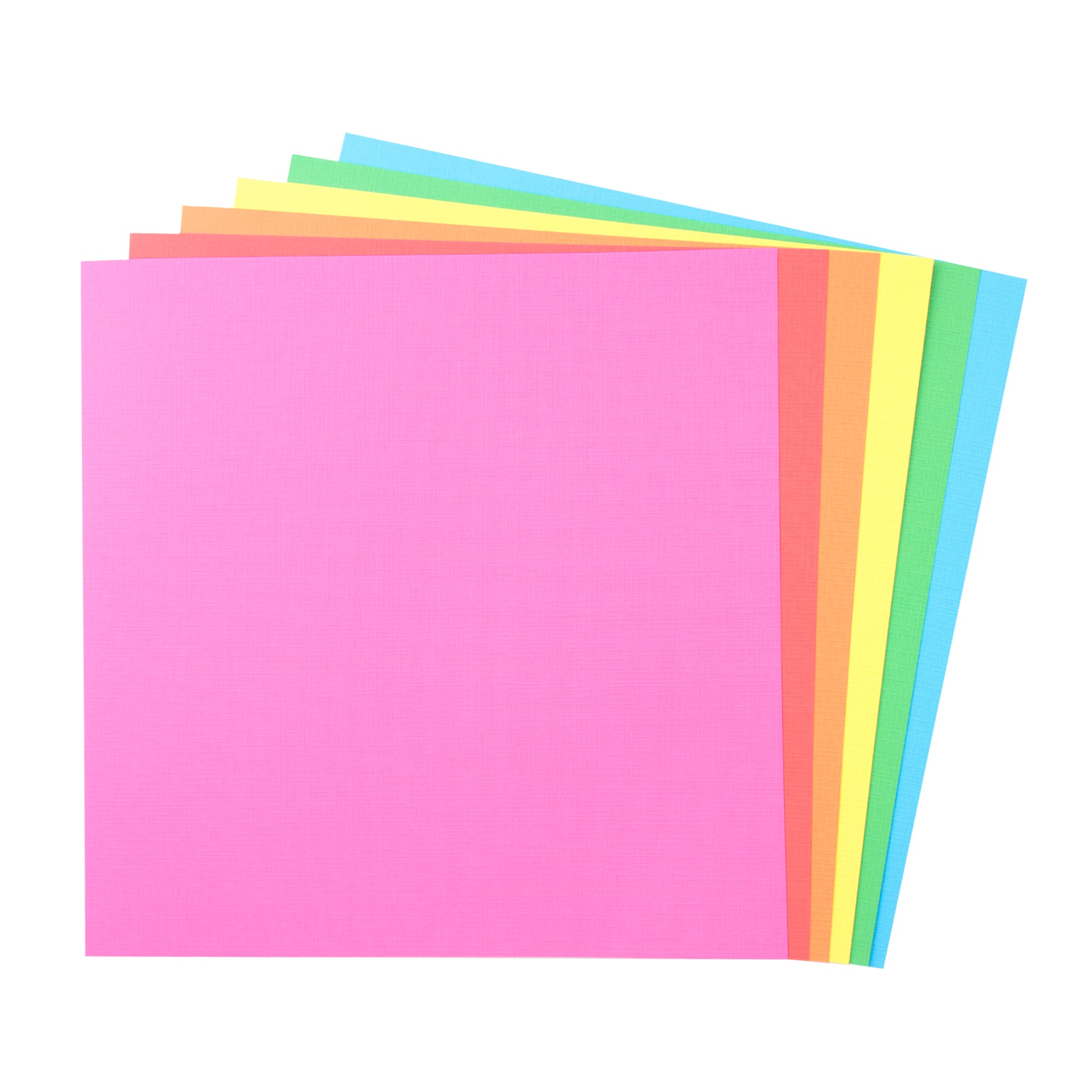 Cartulinas Texturizadas Colores 12x12" Quelli Paq 36pzs