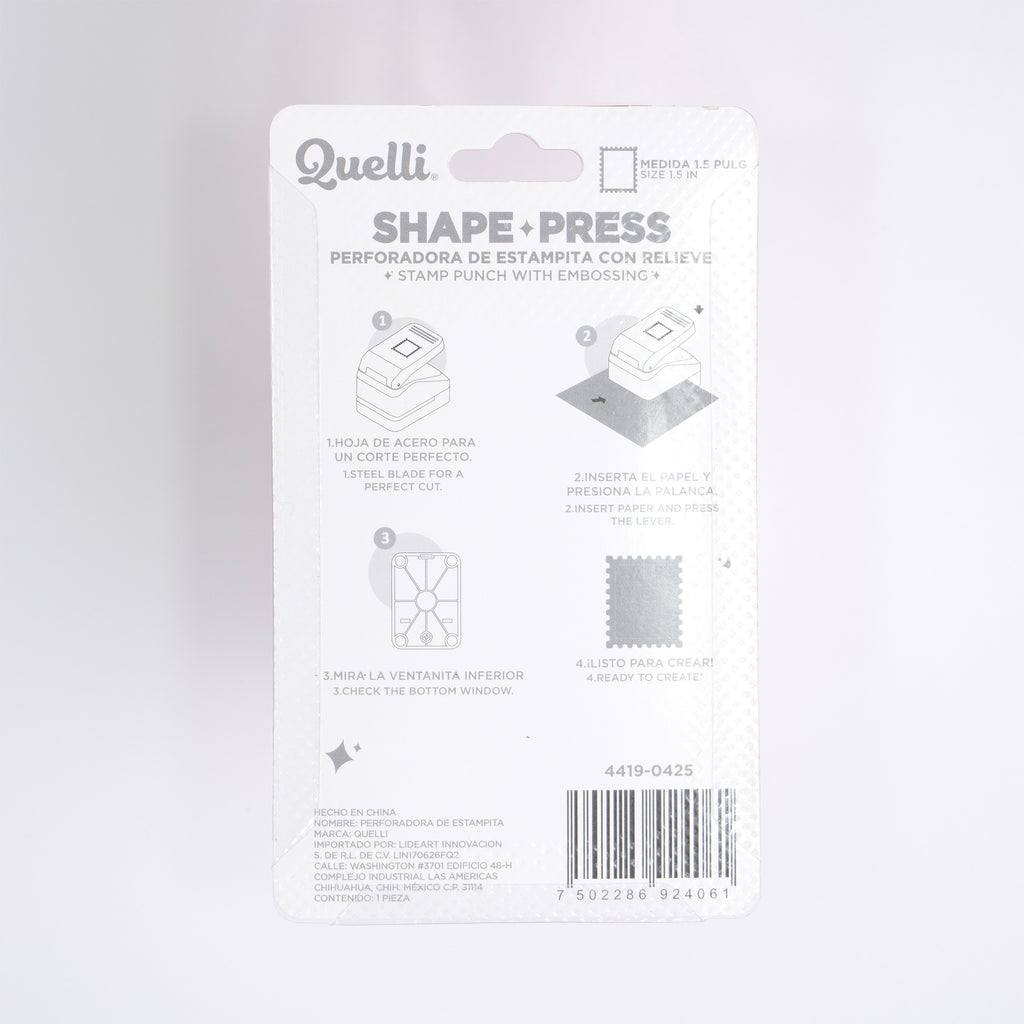PERFORADORA ESTAMPITA CON RELIEVE 1.5" QUELLI