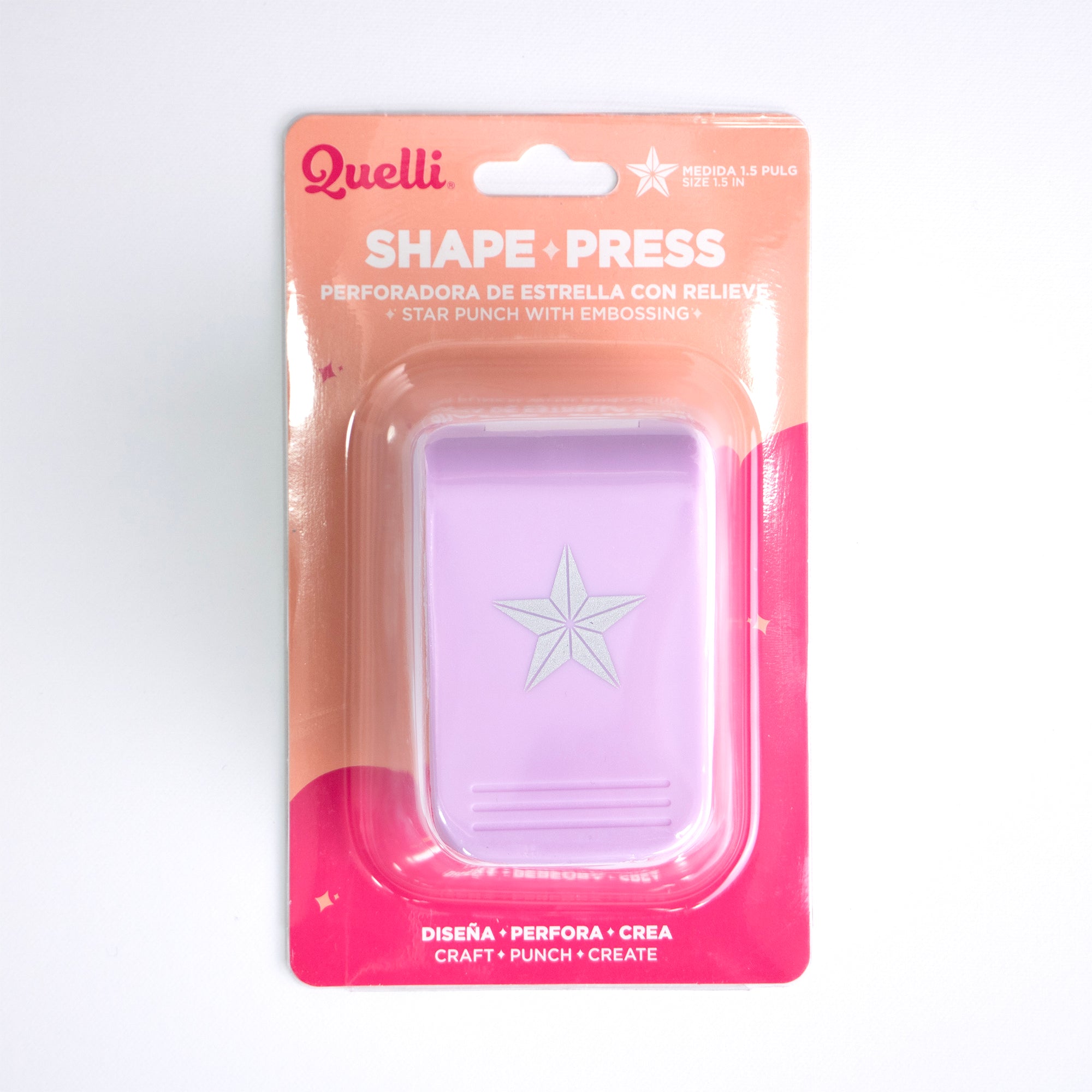 PERFORADORA ESTRELLA CON RELIEVE 1.5" QUELLI