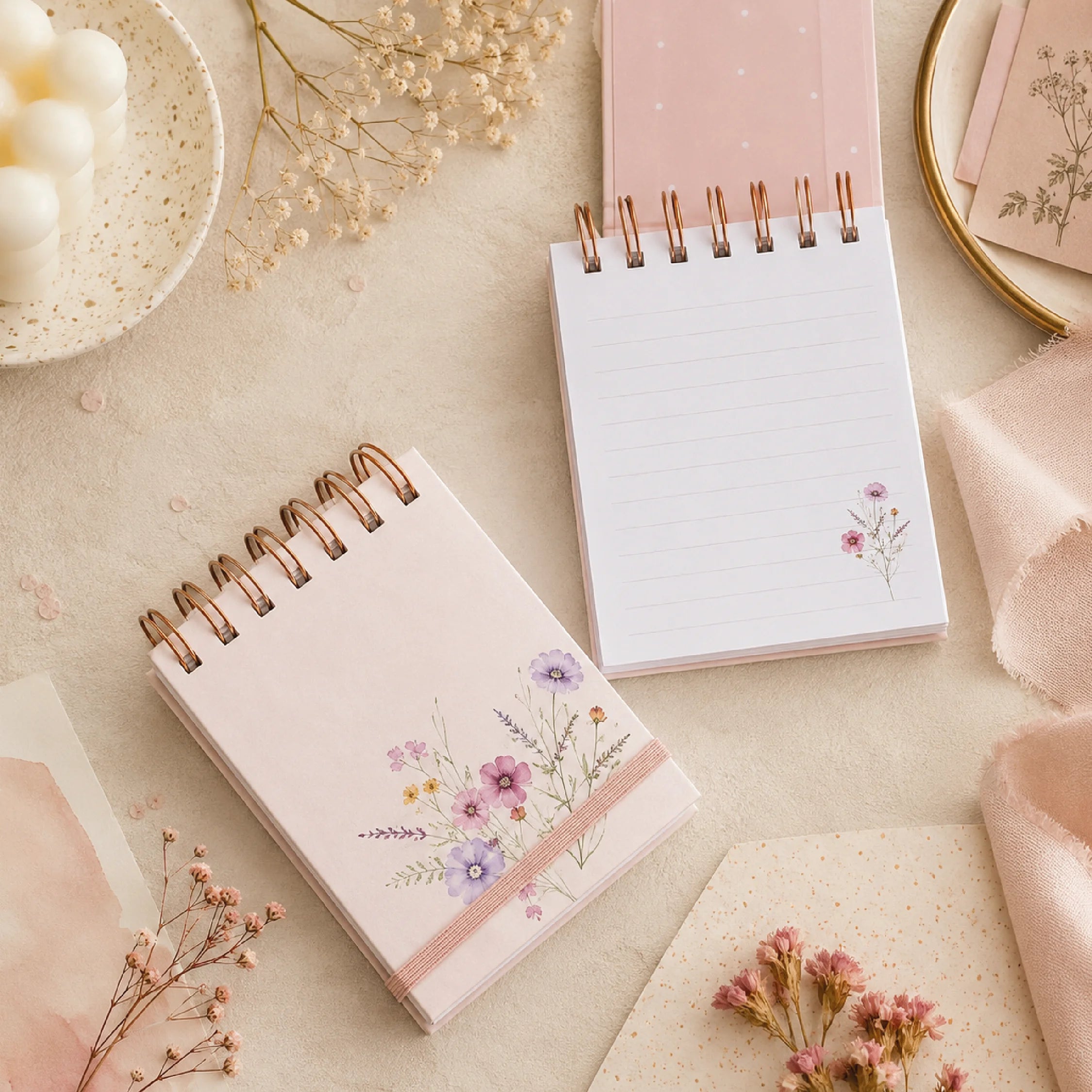 Arillos 1" rose gold 10 pz quelli