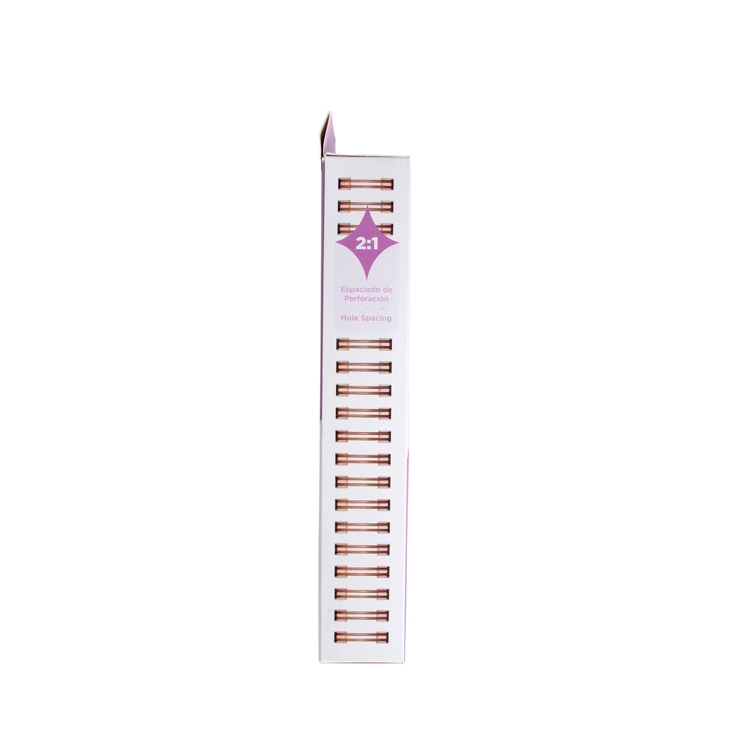 Arillos 1" rose gold 10 pz quelli