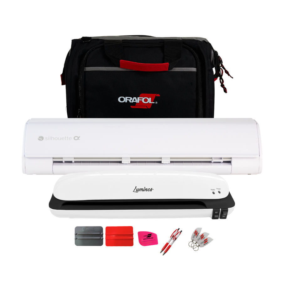 DUO Silhouette Cameo 5 ALPHA/ALFA Color Blanco + Laminadora Foil + Regalo