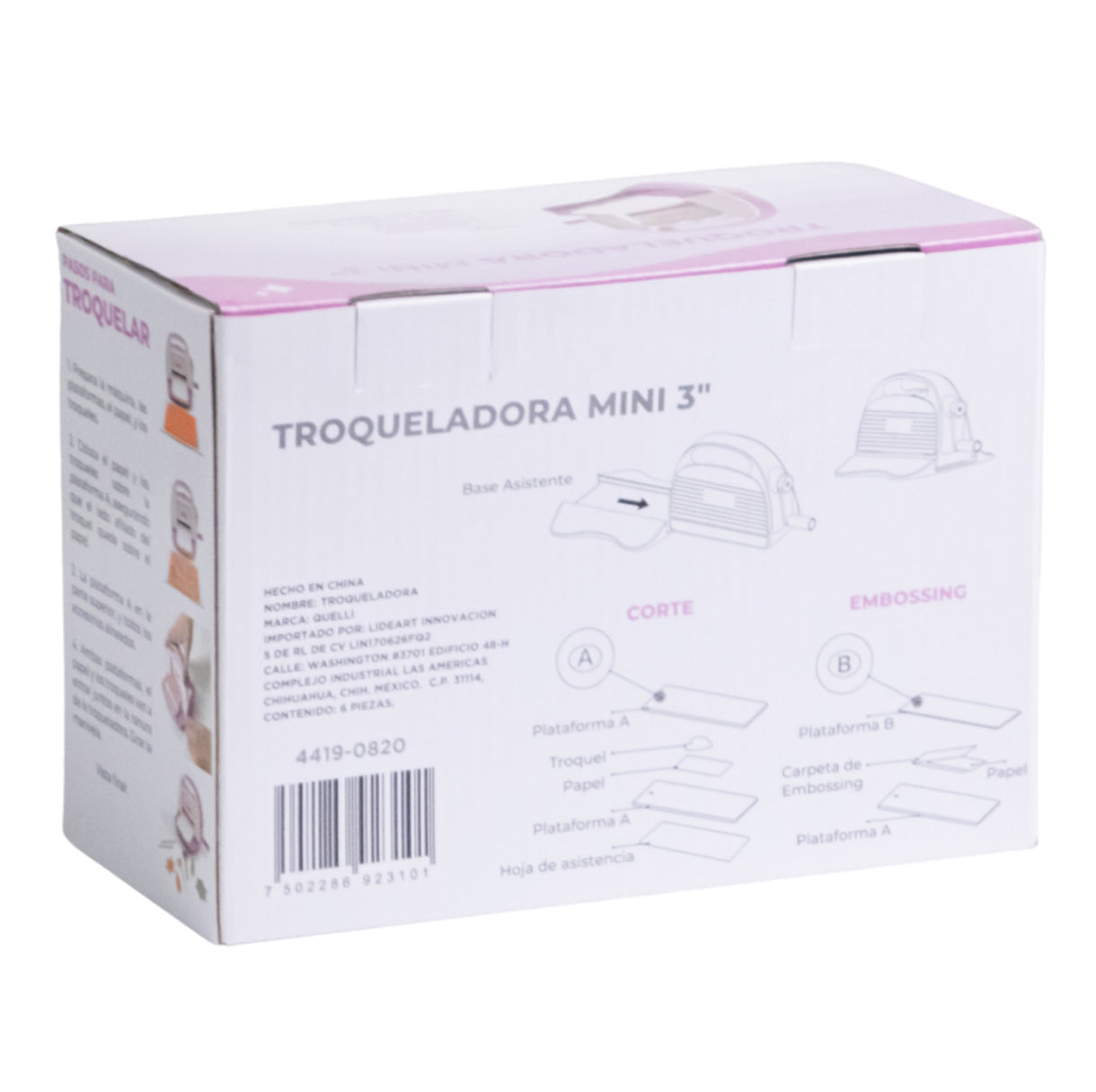 TROQUELADORA MINI 3" QUELLI