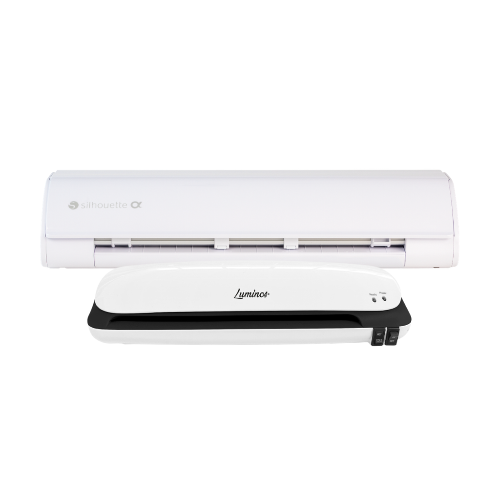 DUO Silhouette Cameo 5 ALPHA/ALFA Color Blanco + Laminadora Foil
