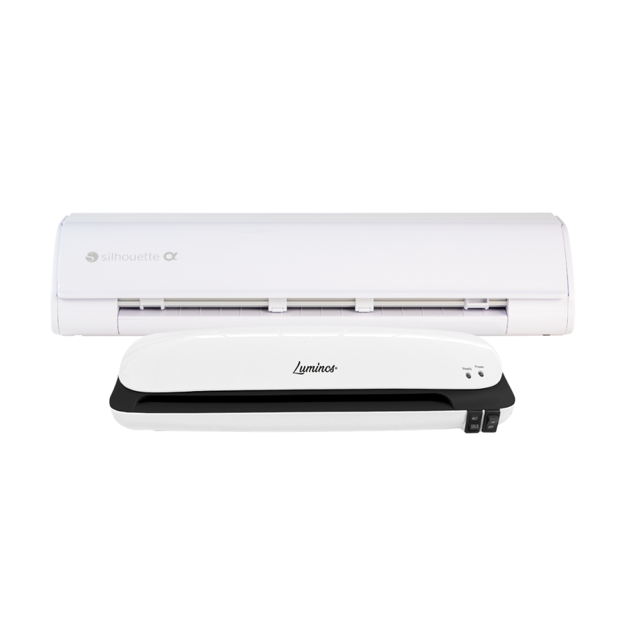 DUO Silhouette Cameo 5 ALPHA/ALFA Color Blanco + Laminadora Foil