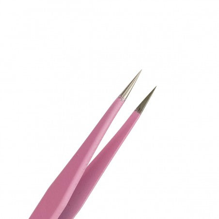 Pinza para depilación rosa